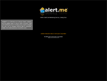 Tablet Screenshot of alertme.cc